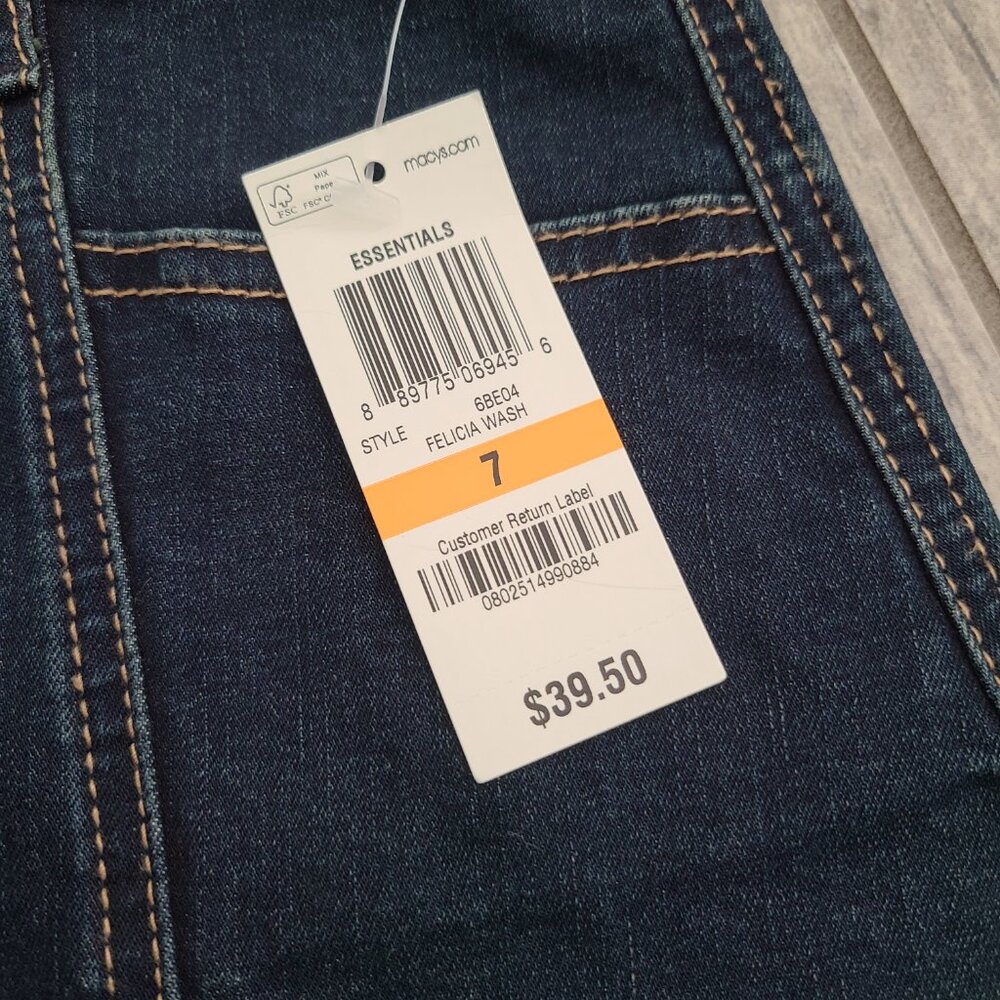 American Rag Junior Women's Denim Button-Front Mini Skirt Size 7 NWT - Picture 6 of 11